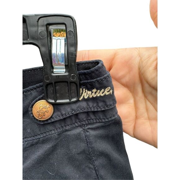 Gold Sign Virtue Navy Women Shorts Size 28 - Picture 5 of 10